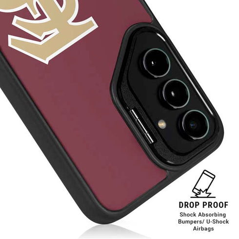 Florida State FSU Seminoles Initials Galaxy S24 FE Kickstand Case